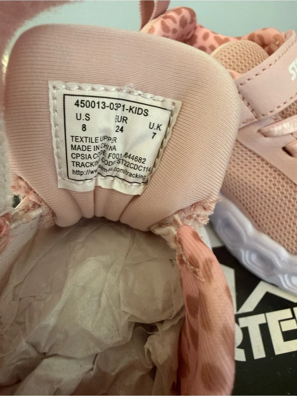 STARTER Kids Peach-Pink Mesh Sneaker with White Sole